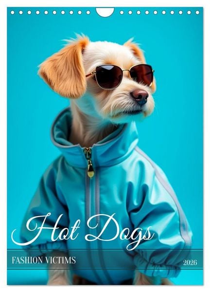 Produktbild: Hot Dogs - Fashion Victims (Wandkalender 2026 DIN A4 hoch), CALVENDO Monatskalender