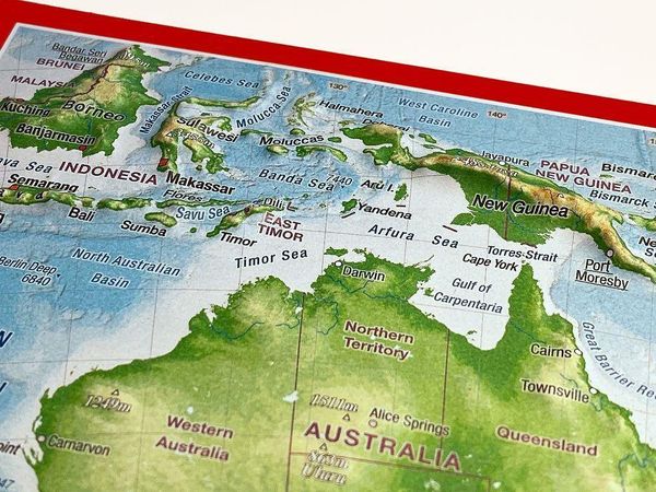 Produktbild: Reliefpostkarte Australien