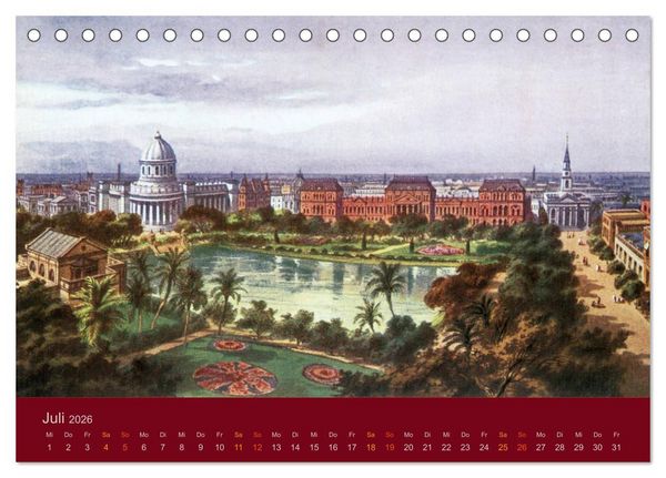 Produktbild: Altes Indien um 1900 (Tischkalender 2026 DIN A5 quer), CALVENDO Monatskalender