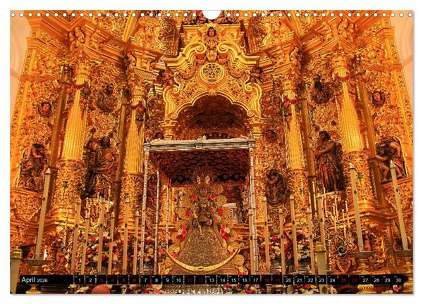 Produktbild: El Rocio - Andalusiens faszinierende Wallfahrt (Wandkalender 2026 DIN A3 quer), CALVENDO Monatskalender