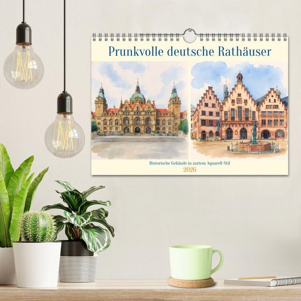 Produktbild: Prunkvolle deutsche Rath&auml;user (Wandkalender 2026 DIN A4 quer), CALVENDO Monatskalender