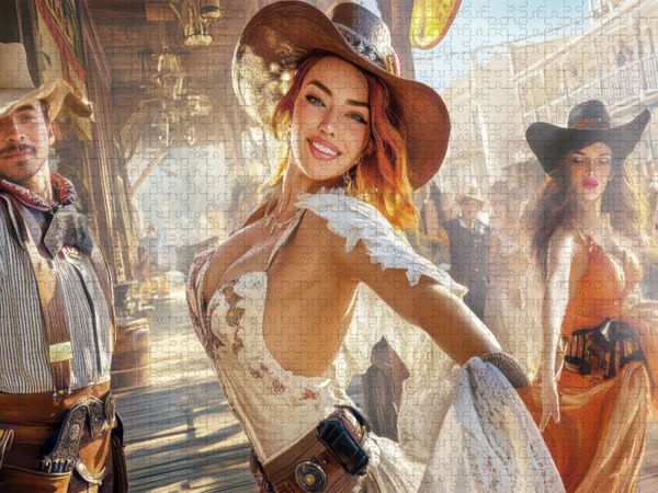 Produktbild: CALVENDO Puzzle Wilder Westen | 2000 Teile Lege-Gr&ouml;&szlig;e 90x67cm Foto-Puzzle f&uuml;r gl&uuml;ckliche Stunden