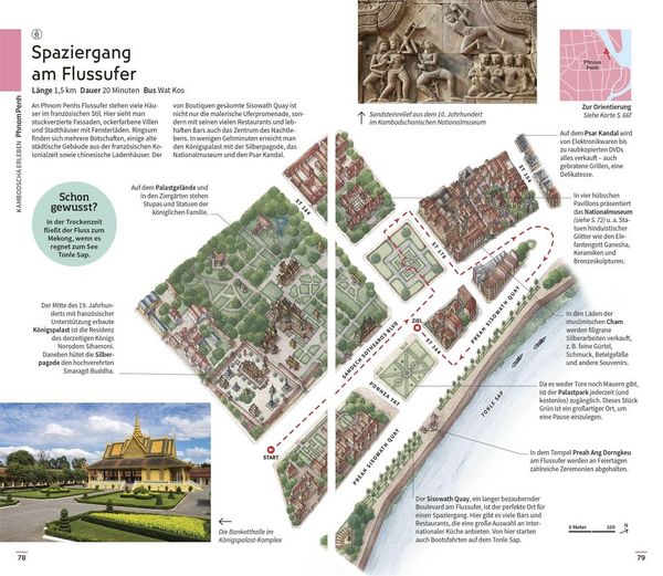 Produktbild: Vis-&agrave;-Vis Reisef&uuml;hrer Kambodscha & Laos