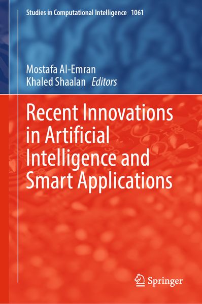 Produktbild: Recent Innovations in Artificial Intelligence and Smart Applications