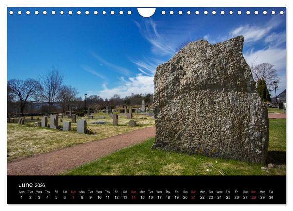 Produktbild: Monuments of Sweden 2026 (Wall Calendar 2026 DIN A4 landscape), CALVENDO 12 Month Wall Calendar