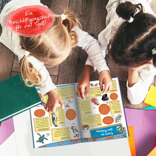 Produktbild: Tr&ouml;tsch Das Meer Geschichten Spiele Wissenswertes Stickerbuch