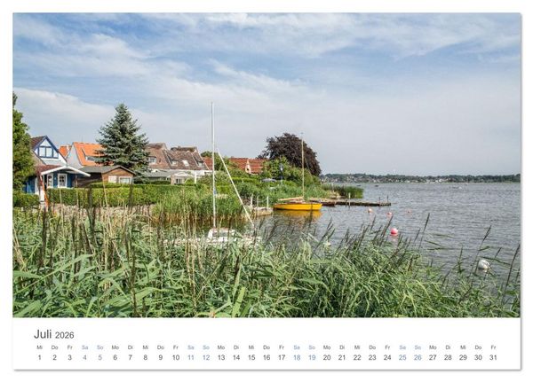 Produktbild: Fischersiedlung Holm an der Schlei (Tischkalender 2026 DIN A5 quer), CALVENDO Monatskalender