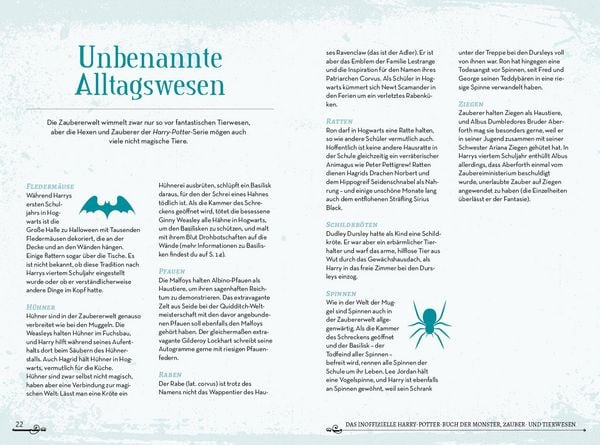 Produktbild: Das inoffizielle Harry-Potter-Buch der Monster, Zauber- und Tierwesen