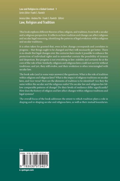 Produktbild: Law, Religion and Tradition