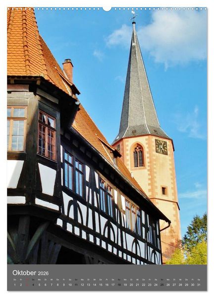 Produktbild: Kirchen und Kl&ouml;ster deutsche Kleinode (hochwertiger Premium Wandkalender 2026 DIN A2 hoch), Kunstdruck in Hochglanz