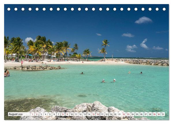 Produktbild: Karibik - Guadeloupe (Tischkalender 2026 DIN A5 quer), CALVENDO Monatskalender