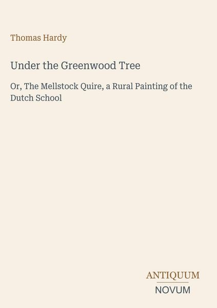 Produktbild: Under the Greenwood Tree