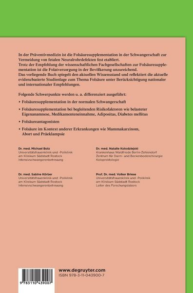 Folsäure in der Gynäkologie