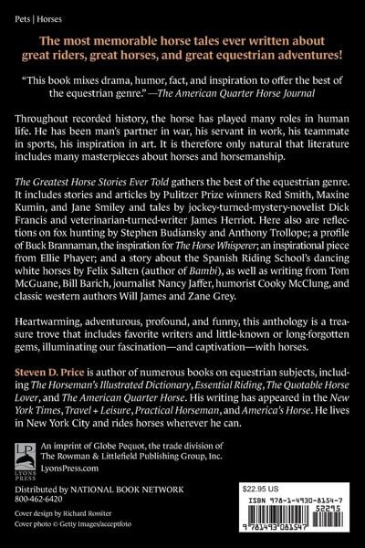 Produktbild: The Greatest Horse Stories Ever Told