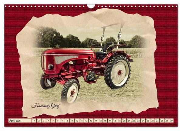Produktbild: Hanomag Schlepper (Wandkalender 2026 DIN A3 quer), CALVENDO Monatskalender