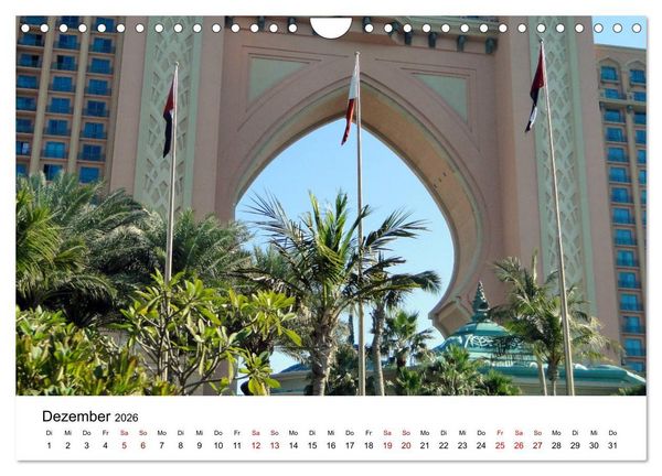 Produktbild: Dubai - Ein Erlebnis (Wandkalender 2026 DIN A4 quer), CALVENDO Monatskalender