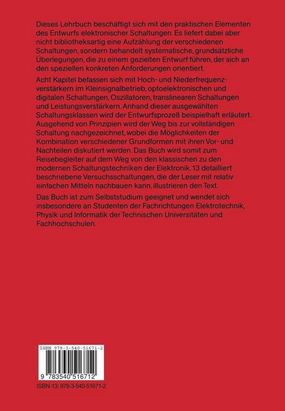 Produktbild: Die Kunst des Entwurfs elektronischer Schaltungen