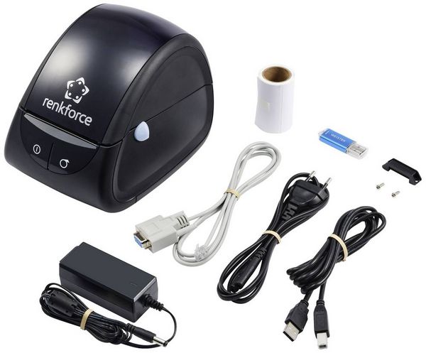 Produktbild: Renkforce RF-5469250 Etikettendrucker Thermodirekt 203 x 203 dpi Etikettenbreite (max.): 85 mm USB, RS-232