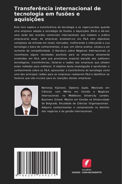 Produktbild: Transfer&ecirc;ncia internacional de tecnologia em fus&otilde;es e aquisi&ccedil;&otilde;es
