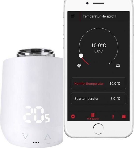 Produktbild: Eurotronic 700200 Comet Wifi Funk-Heizk&ouml;rperthermostat elektronisch