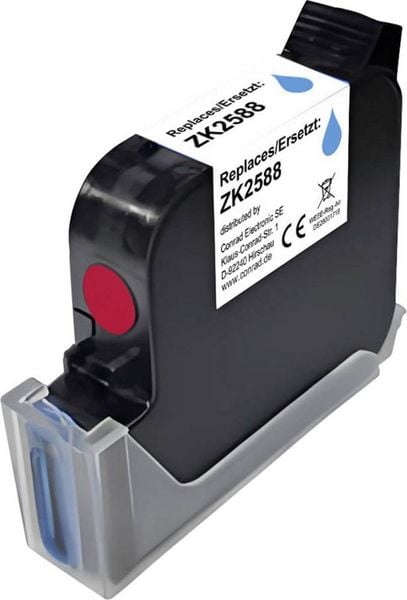 Produktbild: Renkforce Druckerpatrone RF-7593192 Kompatibel Solvent ink cartridge ZK2588 Rot