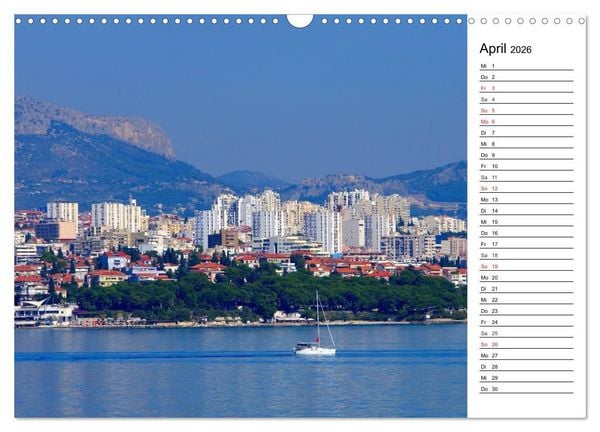 Produktbild: Split - Metropole Dalmatiens (Wandkalender 2026 DIN A3 quer), CALVENDO Monatskalender