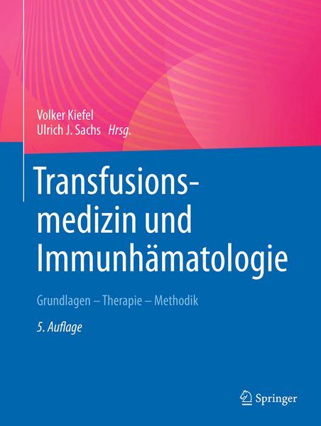 Produktbild: Transfusionsmedizin und Immunh&auml;matologie