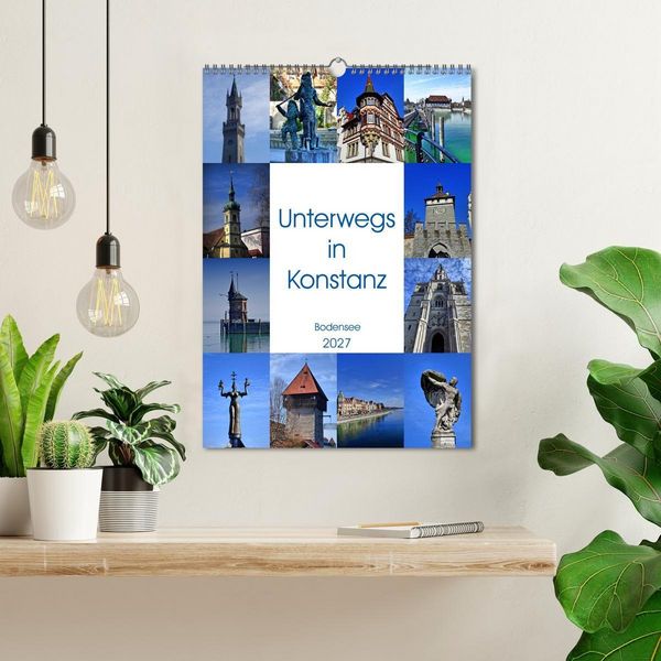 Produktbild: Unterwegs in Konstanz (Wandkalender 2027 DIN A3 hoch), CALVENDO Monatskalender