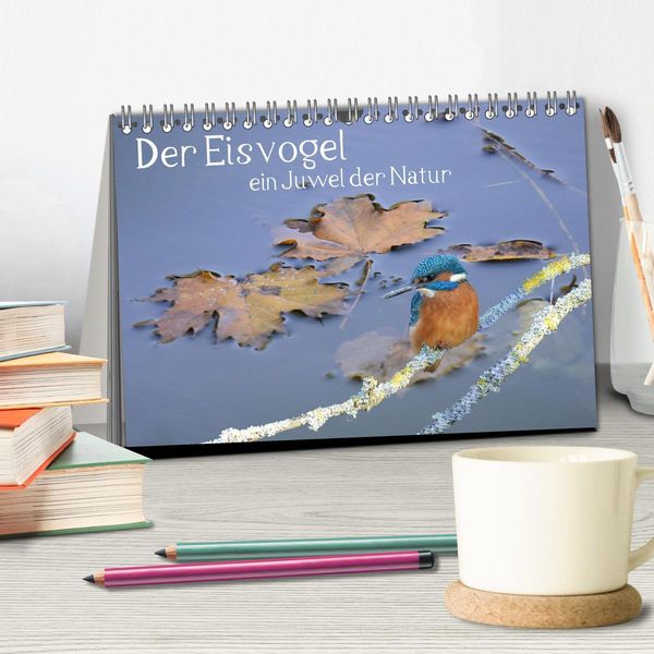 Produktbild: Der Eisvogel, ein Juwel der Natur (Tischkalender 2026 DIN A5 quer), CALVENDO Monatskalender