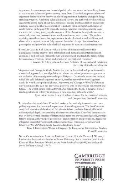 Produktbild: Argument and Change in World Politics