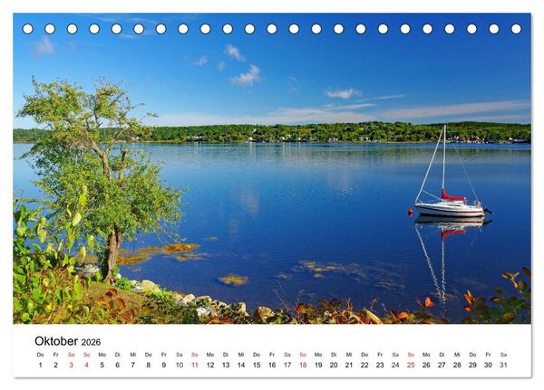 Produktbild: Trans-Canada: Von Vancouver nach Halifax (Tischkalender 2026 DIN A5 quer), CALVENDO Monatskalender