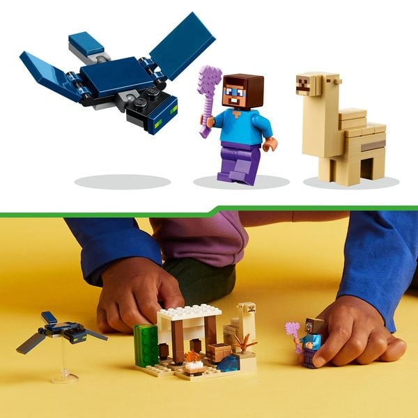 Produktbild: LEGO Minecraft 21251 Steves Wüstenexpedition, Spielzezug-Set zum Bauen