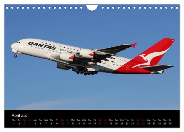 Produktbild: A380 SuperJumbo (Wall Calendar 2027 DIN A4 landscape), CALVENDO 12 Month Wall Calendar