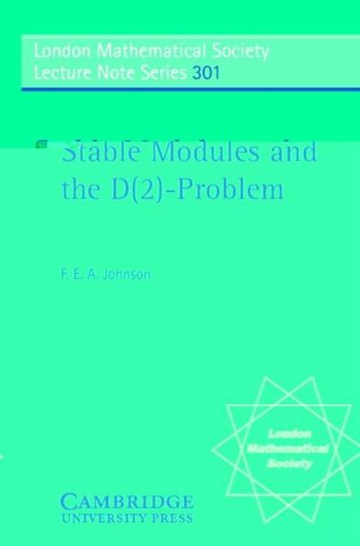 Produktbild: Stable Modules and the D(2)-Problem