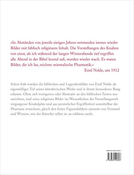 Produktbild: Emil Nolde. Die religi&ouml;sen Bilder