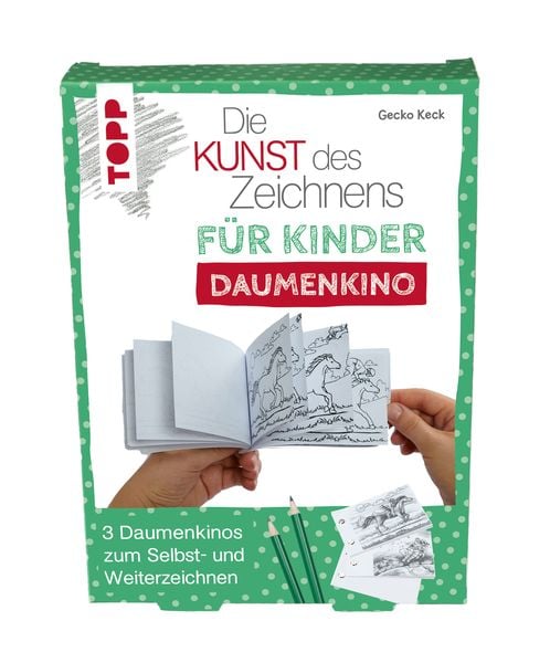 Die Kunst des Zeichnens für Kinder Daumenkino