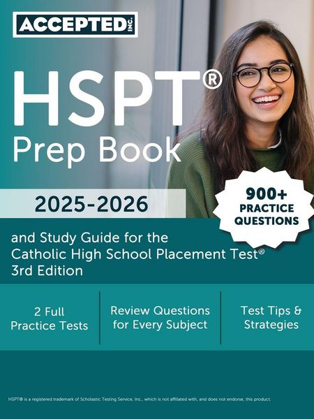 Produktbild: HSPT Prep Book 2025-2026