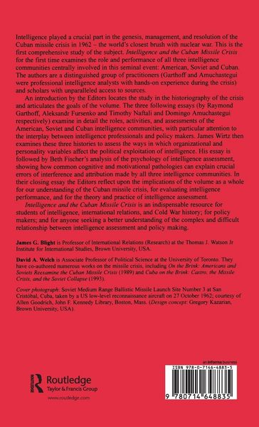 Produktbild: Intelligence and the Cuban Missile Crisis