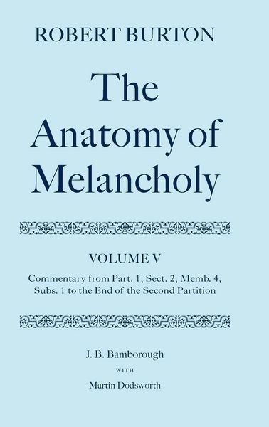 Produktbild: The Anatomy of Melancholy