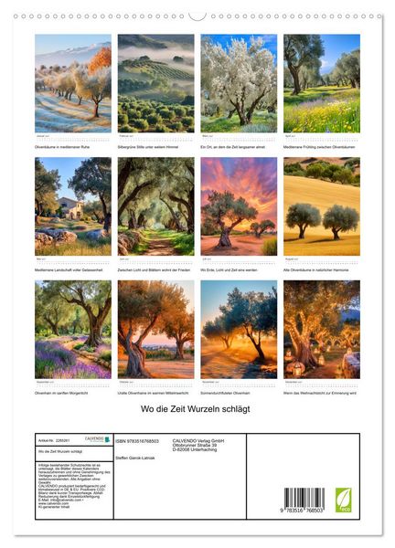 Produktbild: Wo die Zeit Wurzeln schl&auml;gt (hochwertiger Premium Wandkalender 2027 DIN A2 hoch), Kunstdruck in Hochglanz
