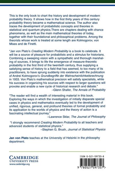 Produktbild: Creating Modern Probability