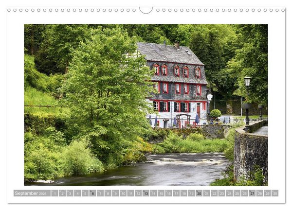 Produktbild: Monschau - Flanieren durch die historische Altstadt (Wandkalender 2026 DIN A3 quer), CALVENDO Monatskalender