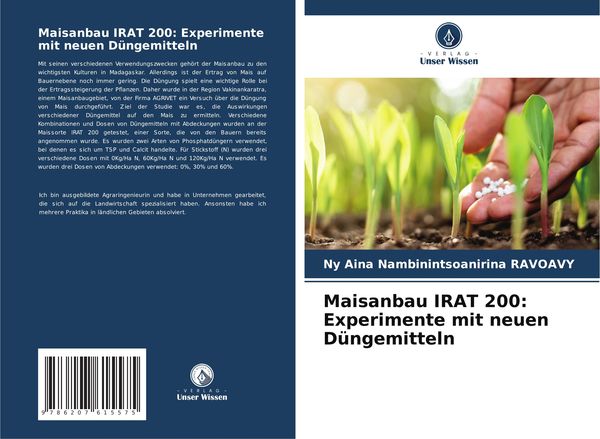 Produktbild: Maisanbau IRAT 200: Experimente mit neuen D&uuml;ngemitteln