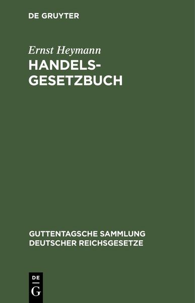 Produktbild: Handelsgesetzbuch