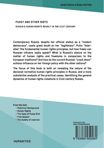 Produktbild: Pussy and Other Riots. Russia's Human Rights Revolt in the 21st Century