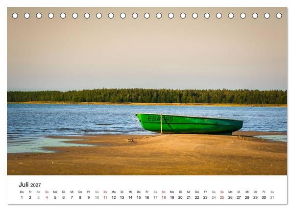 Produktbild: Der Nordwesten Estlands (Tischkalender 2027 DIN A5 quer), CALVENDO Monatskalender