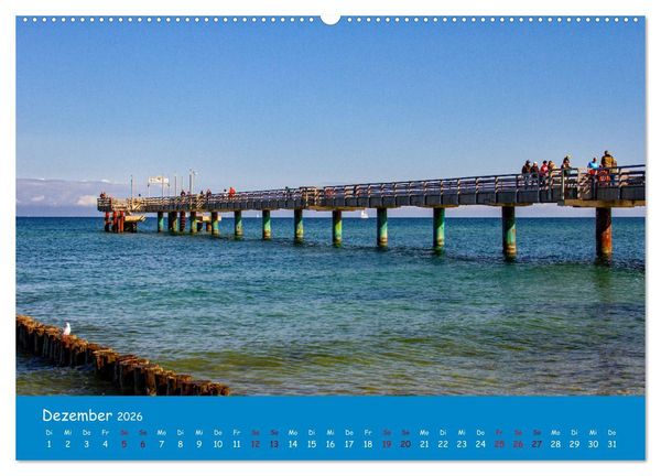 Produktbild: Seeheilbad Heiligendamm (Wandkalender 2026 DIN A2 quer), CALVENDO Monatskalender