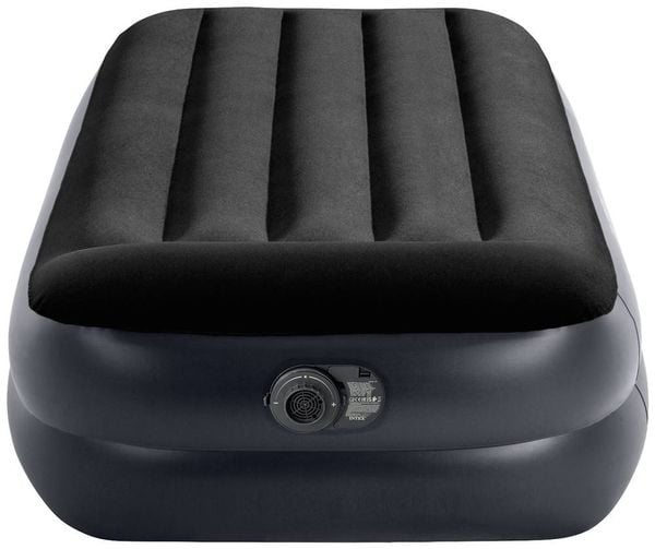 Produktbild: Intex 64122ND DuraBeam PillowRestRaised Luftbett (L x B x H) 191 x 99 x 42cm Schwarz