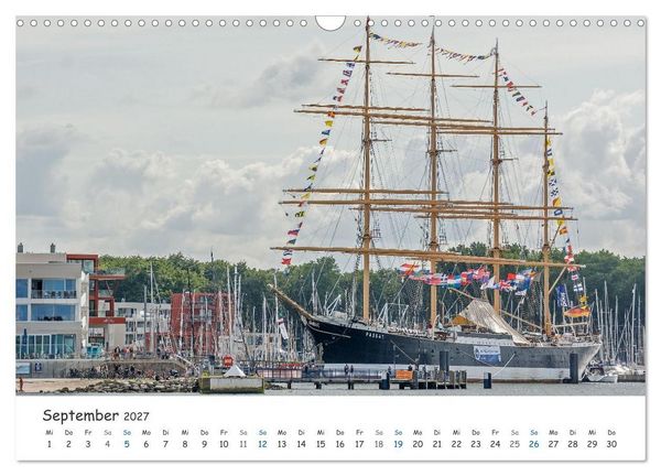 Produktbild: Mit Segel, Rah und Gaffel (Wandkalender 2027 DIN A3 quer), CALVENDO Monatskalender