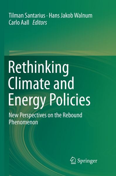 Produktbild: Rethinking Climate and Energy Policies